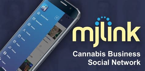 MjLink Cannabis Business Social Network .